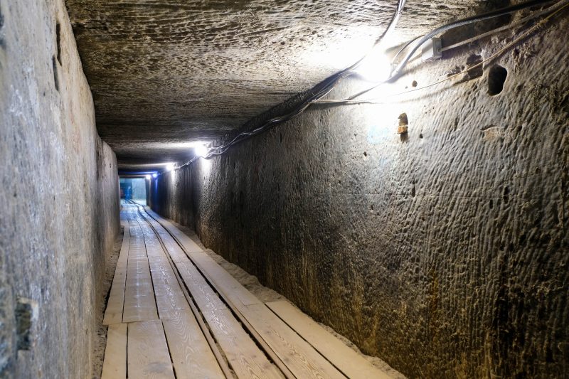 Ancien carreau de mine, vestige d'exploitation souterraine