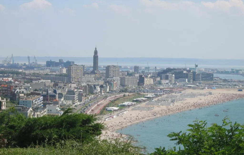 Vue de Le Havre - région Normandie, état des risques (ERP)